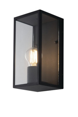 Luminosa Lighting Luminosa Mirage Outdoor Wall LanternAnthraciteIp44E27 from B&Q