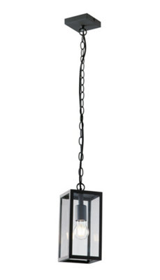 Luminosa Lighting Luminosa Mirage Outdoor Ceiling Pendant LanternAnthraciteIp44E27 from B&Q