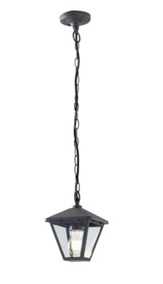 Luminosa Lighting Luminosa Prisma Outdoor Pendant Ceiling Light AnthraciteIp44 16Cm from B&Q