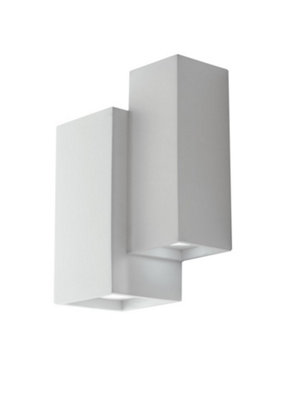 Luminosa Lighting Luminosa Foster Paintable Plaster Wall LampWhiteGu10 from B&Q