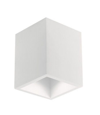 Luminosa Lighting Luminosa Foster Paintable Plaster Ceiling LampWhiteGu10 from B&Q