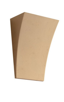Luminosa Lighting Luminosa Alma Paintable Plaster Wall Uplight Lamp With GoldG9 from B&Q