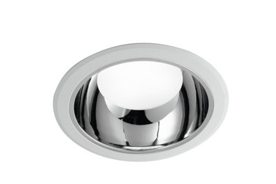 Luminosa Lighting Luminosa Mack Led Downlight Anti-GlareWhite With Chrome Reflector4000K from B&Q