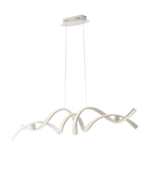 Luminosa Lighting Luminosa Mystral Integrated Led Ceiling Pendant, 4000K White