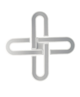 Luminosa Lighting Luminosa Obsession Integrated Led Dimmable Flush Ceiling PendantWhite3000- 4000-6000K from B&Q