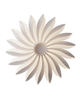 Luminosa Lighting Luminosa Sunrise Integrated Led Dimmable Flower Flush Ceiling PendantWhite4000K from B&Q