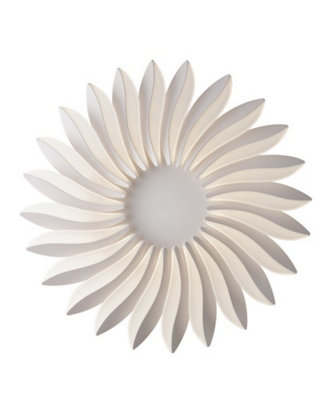 Luminosa Lighting Luminosa Sunrise Integrated Led Dimmable Flower Flush Ceiling PendantWhite4000K from B&Q