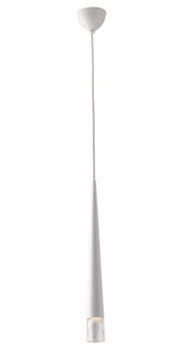 Luminosa Lighting Luminosa Lancelot Slim Round Ceiling PendantGlassWhiteGu10 from B&Q