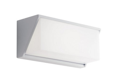 Luminosa Lighting Luminosa Luxon Outdoor Led Aluminum Flush Wall LightWhiteIp544000K