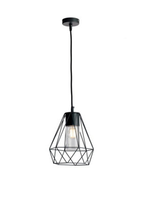 Luminosa Lighting Luminosa Mandala Outdoor Pendant Ceiling Light BlackIp44 29.5Cm from B&Q