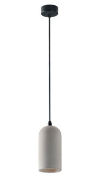 Luminosa Ing Luminosa Ando Dome Ceiling Pendant, E27 Light/Grey