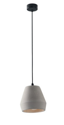 Luminosa Ing Luminosa Ando Dome Ceiling Pendant, E27 Light/Grey