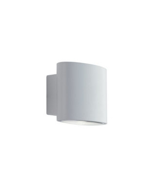 Luminosa Lighting Luminosa Boxter Outdoor Led 2 Light Up Down Light WhiteIp44 700Lm 4000K 12.9X10X8.5Cm