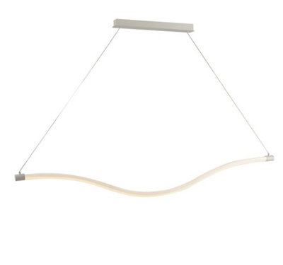 Luminosa Lighting Luminosa Halo Led Pendant Ceiling Light White 2330Lm 4000K 151.5X6.5X17Cm from B&Q