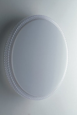 Luminosa Lighting Luminosa Pixel Integrated Led Dimmable Flush Ceiling LampPlus Backlight, from B&Q