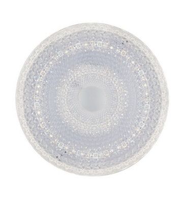 Luminosa Lighting Luminosa Unika Led Patterned Glass Flush Ceiling Light White 2400Lm Cct 39Cm from B&Q