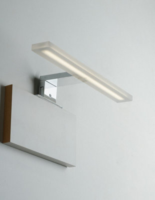 Luminosa Lighting Luminosa Fan Bathroom Led Above Mirror Wall LampChromeIp444000K from B&Q