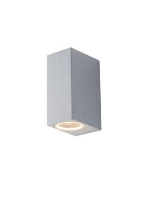Luminosa Lighting Luminosa Qubo Outdoor 2 Light Up Down Light WhiteIp54 15.1X9.3X6.7Cm from B&Q