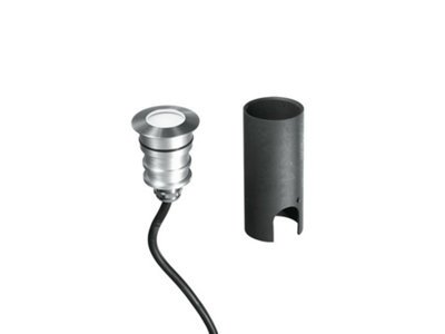 Luminosa Lighting Luminosa Impact 24V Led Recessed Downlight NickelIp67 180Lm 3000K 4X5.7Cm