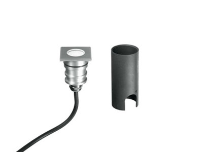 Luminosa Lighting Luminosa Impact 24V Led Recessed Downlight NickelIp67 180Lm 4000K 4.5X4.5X5.7Cm