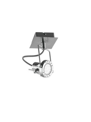 Luminosa Lighting Luminosa Spot Led Single Spotlight Nickel 400Lm 2700K 12X16Cm from B&Q