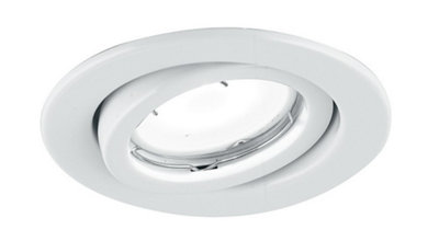 Luminosa Lighting Luminosa Matrix Led 3 Light Recessed Adjustable Downlight White 400Lm 3000K 10X8.5Cm from B&Q