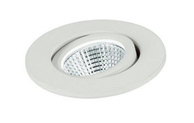 Luminosa Lighting Luminosa Polaris Led Recessed Adjustable Downlight White 240Lm 4000K 6.6X5.7Cm