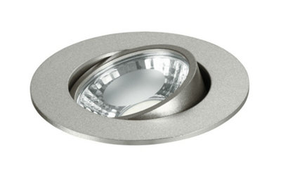 Luminosa Lighting Luminosa Orione Led Recessed Adjustable Downlight Nickel 380Lm 4000K 8.7X5.7Cm