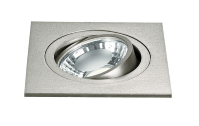 Luminosa Lighting Luminosa Orione Led Recessed Adjustable Downlight Nickel 380Lm 4000K 9X9X5.7Cm