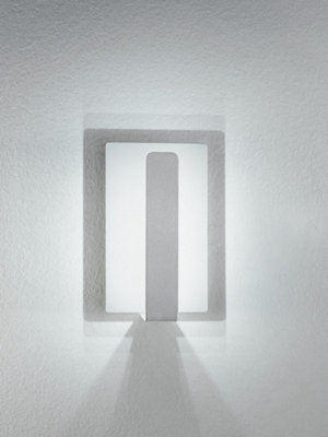 Luminosa Lighting Luminosa Lambda Led Wall Light White 320Lm 3500K 20.5X12X11.5Cm from B&Q