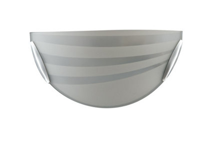 B&Q -  Luminosa Kuna Wall Uplight White 30X15Cm