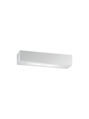 Luminosa Lighting Luminosa Candida 2 Light Plaster Wall Light White 36X9X7Cm from B&Q