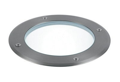Luminosa Lighting Luminosa Drive Outdoor Recessed Floor & Decking SteelIp67 18.6X24.7Cm from B&Q