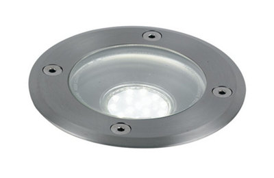 Luminosa Lighting Luminosa Drive Outdoor Recessed Floor & Decking SteelIp67 10.8X11.8Cm from B&Q
