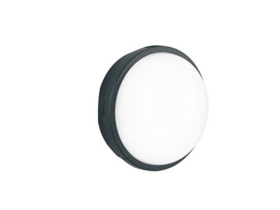 Luminosa Lighting Luminosa Ever Led Outdoor Flush AnthraciteIp65 1200Lm 4000K 16.7X6.2Cm