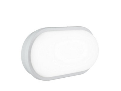 Luminosa Lighting Luminosa Shelly Led Outdoor Flush WhiteIp65 1600Lm 4000K 27.1X17.6X8Cm