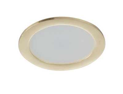 Luminosa Lighting Luminosa Fusion Led 3 Light Recessed Downlight Gold 230Lm 4000K 7X3.2Cm from B&Q