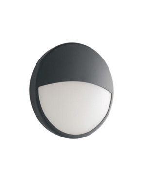 Luminosa Lighting Luminosa Ever Led Outdoor Flush AnthraciteIp65 2300Lm 4000K 30X8Cm from B&Q