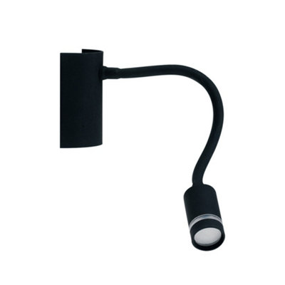 Luminosa Lighting Luminosa Kepler Reading Light Black 100Lm 3000K 6X9X32Cm from B&Q