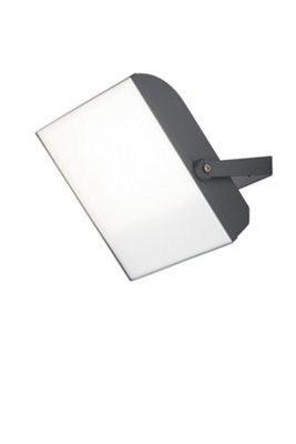 Luminosa Lighting Luminosa Elios Outdoor Led Flood Light SilverIp65 8000Lm 4000K 28.2X22X6.8Cm