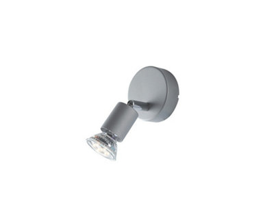 Luminosa Lighting Luminosa Spot Led Single Adjustable Spotlight Silver 400Lm 2700K 14X8Cm from B&Q