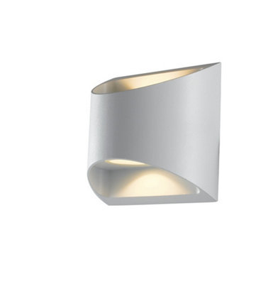 Luminosa Lighting Luminosa Veyron Outdoor Led Up Down Light WhiteIp54 522Lm 4000K 12.3X13X6.9Cm