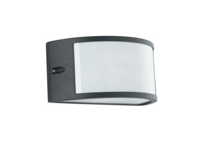 Luminosa Lighting Luminosa Austin Outdoor Flush Wall Light BlackIp54 25X13X12Cm from B&Q