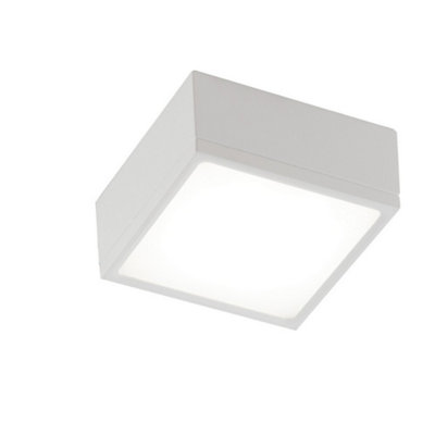 Luminosa Lighting Luminosa Klio Integrated Led Square Surface Mounted Ceiling LightWhite4000K from B&Q
