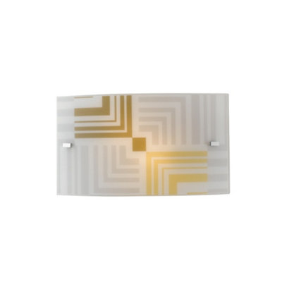 Luminosa Lighting Luminosa Seventy Flush Wall Light White 35X20Cm from B&Q