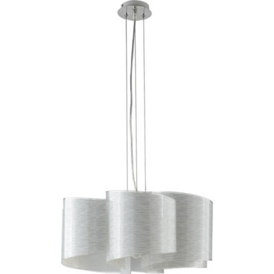 Luminosa Lighting Luminosa Joyce 6 Light Pendant Ceiling Light White 60X25Cm from B&Q
