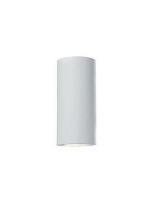 Luminosa Lighting Luminosa Banjie Paintable Plaster Wall Lamp WhiteGu10 from B&Q