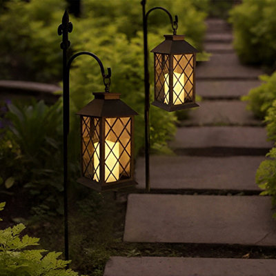 Bright Zeal Set Of Two 34Cm Tall Decorative Candle Lanterns from B&Q