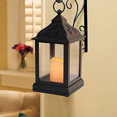 Bright Zeal Set Of Two 24Cm Tall Vintage Decorative Candle Lanterns from B&Q