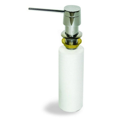 Reginox Gsd 01 Plastic & Steel Deck-Mounted Kitchen Sink Soap Dispenser from B&Q